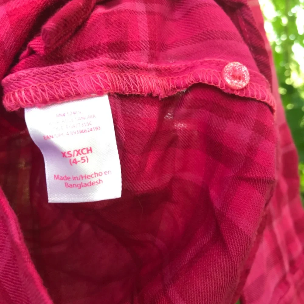 🍓NWT Button Down Western Spring Ombre Plaid Shirt